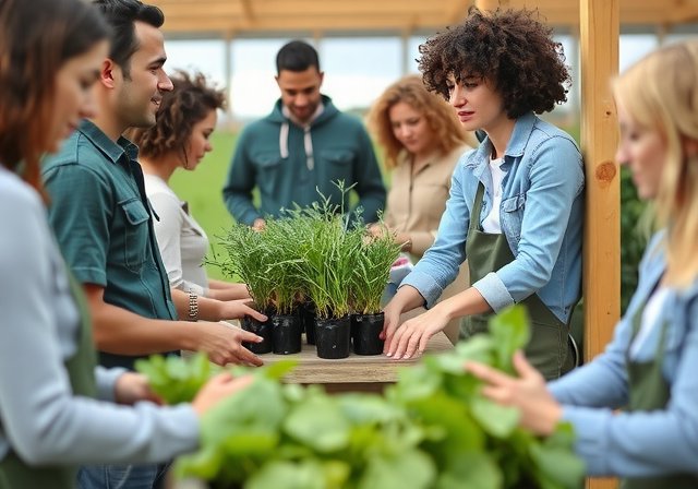 Sustainable farming workshop at Playhumeho ethical poultry Groningen farm